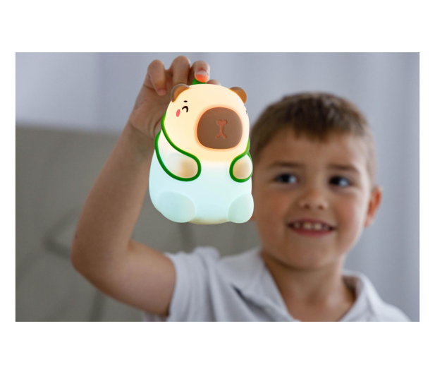 InnoGIO Silikonowa lampka nocna LED GIOCAPIBARA - 1537881 - zdjęcie 3
